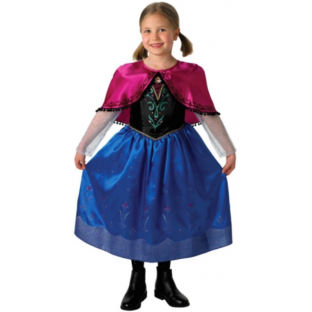 deguisement la reine des neiges Disney , costume princesse Anna deluxe - ZA109S