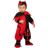 deguisement diable bébé rouge et noir - costume halloween 0 à 24 mois