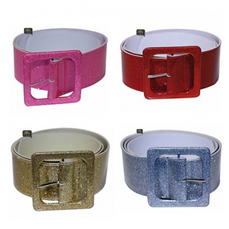 Ceintures disco, 4 couleurs disponibles - accessoires deguisements 