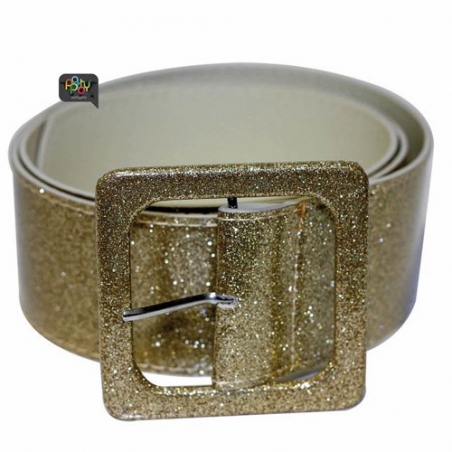 ceinture disco or - accessoire costume 