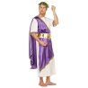 déguisement romain homme luxe, empereur romain violet - SA020S