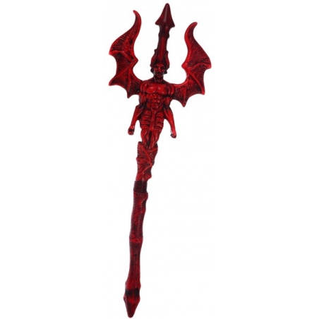 trident de 69 cm à visser - accessoire diables et diablesses - halloween trident de 69 cm à visser - accessoire diables et diablesses - halloween