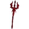 trident de 69 cm à visser - accessoire diables et diablesses - halloween trident de 69 cm à visser - accessoire diables et diablesses - halloween