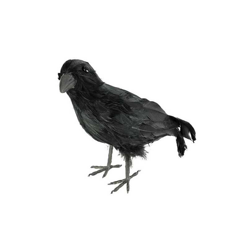 Corbeau à plumes 32 cm