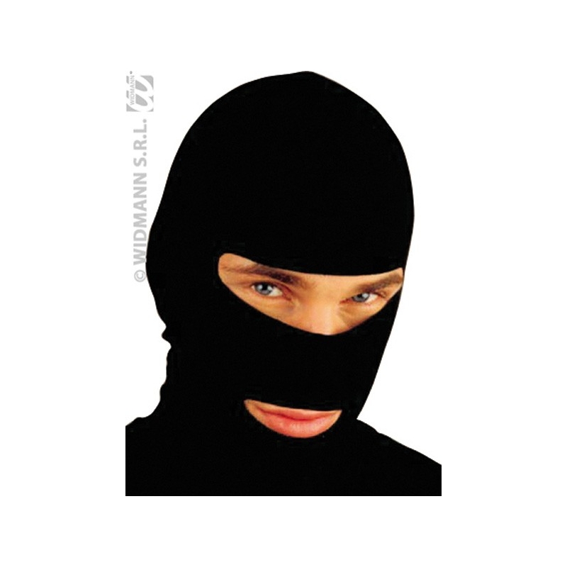 cagoule noire - accessoire deguisement