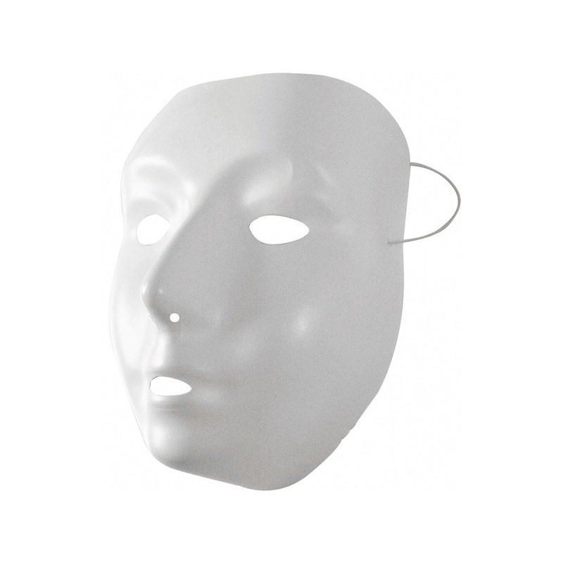 Xinlie Masque Blanc Non Peint, Masques de Bricolage Masques