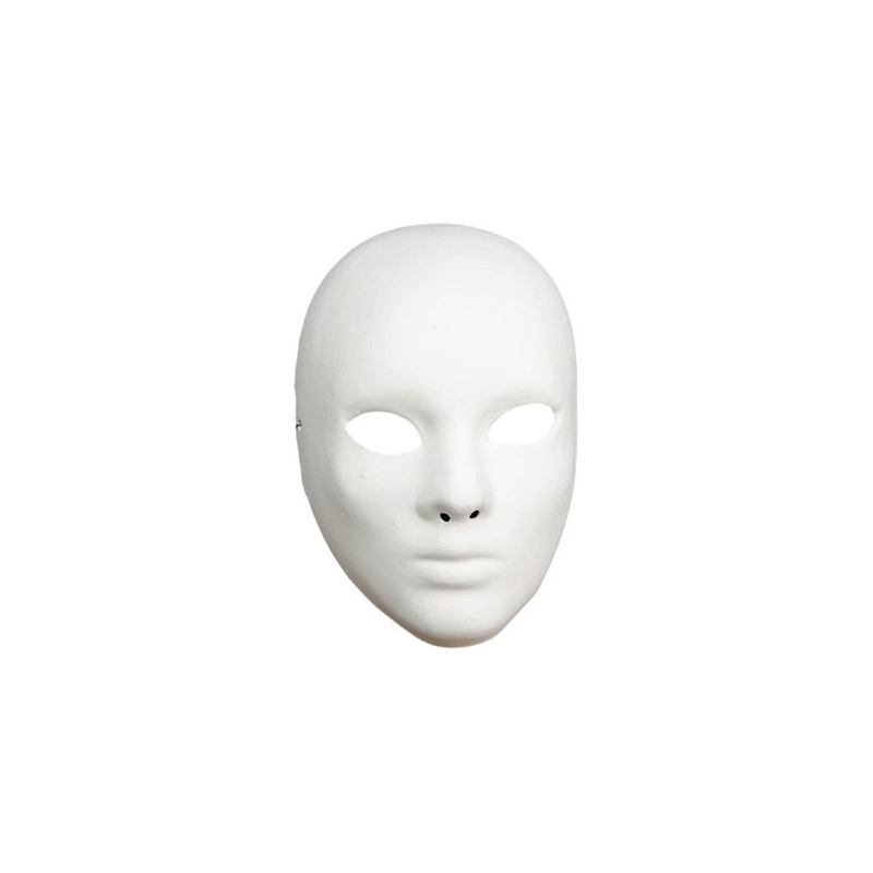 Masque blanc de théâtre - la magie du déguisement, vente masques et  accessoires